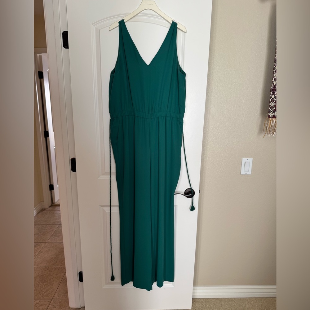 Ann Taylor Emerald Green Maxi Dress